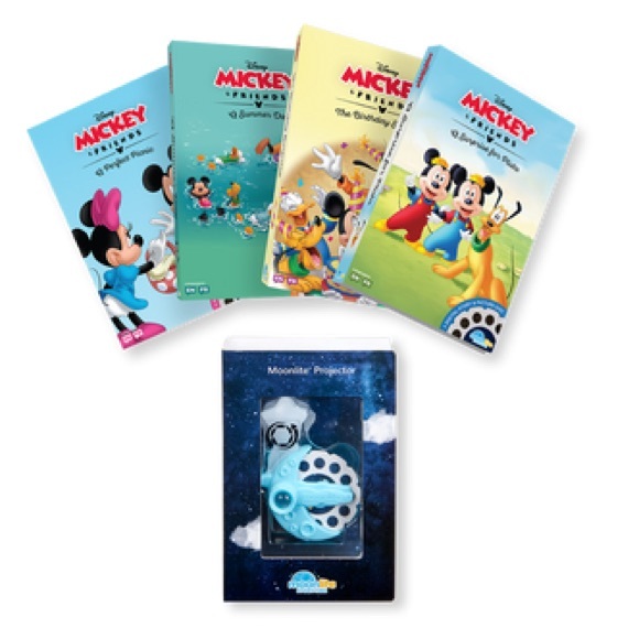 Moonlite Storytime Projector Featuring 4 Disney Mickey & Friends Stories *NEW* - Picture 5 of 9